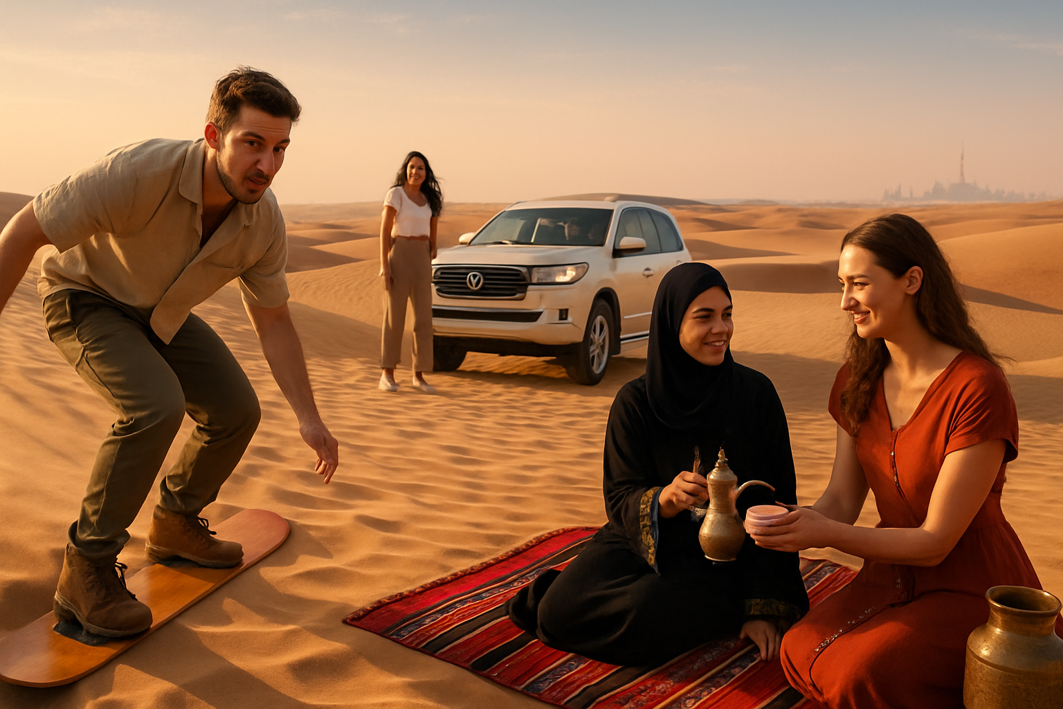 Desert adventure and cultural experiences in Dubai
